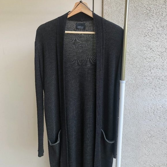 Zara Maxi Cardigan - Dark Green - S + 2 OUTFIT OPTIONS - Picture 4 of 9